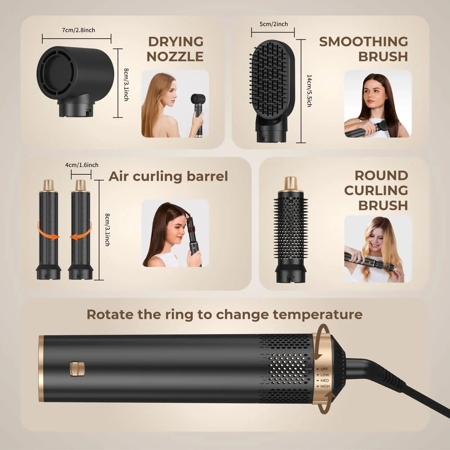 HAIR DRYER 5 IN 1